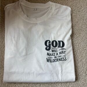 White Graphic Men's T-Shirt